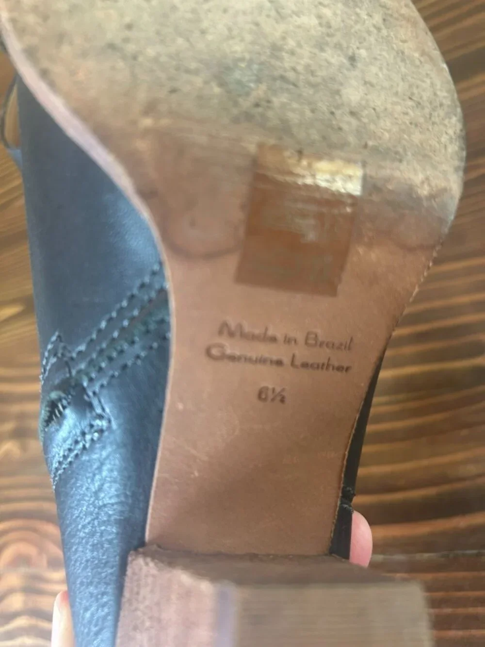 Madewell Black leather Ankle Boots 6.5